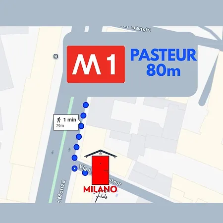 Appartamento Milanoflats - Pasteur - M1 - Duomo 10min